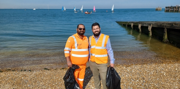 Whitstable beach clean
