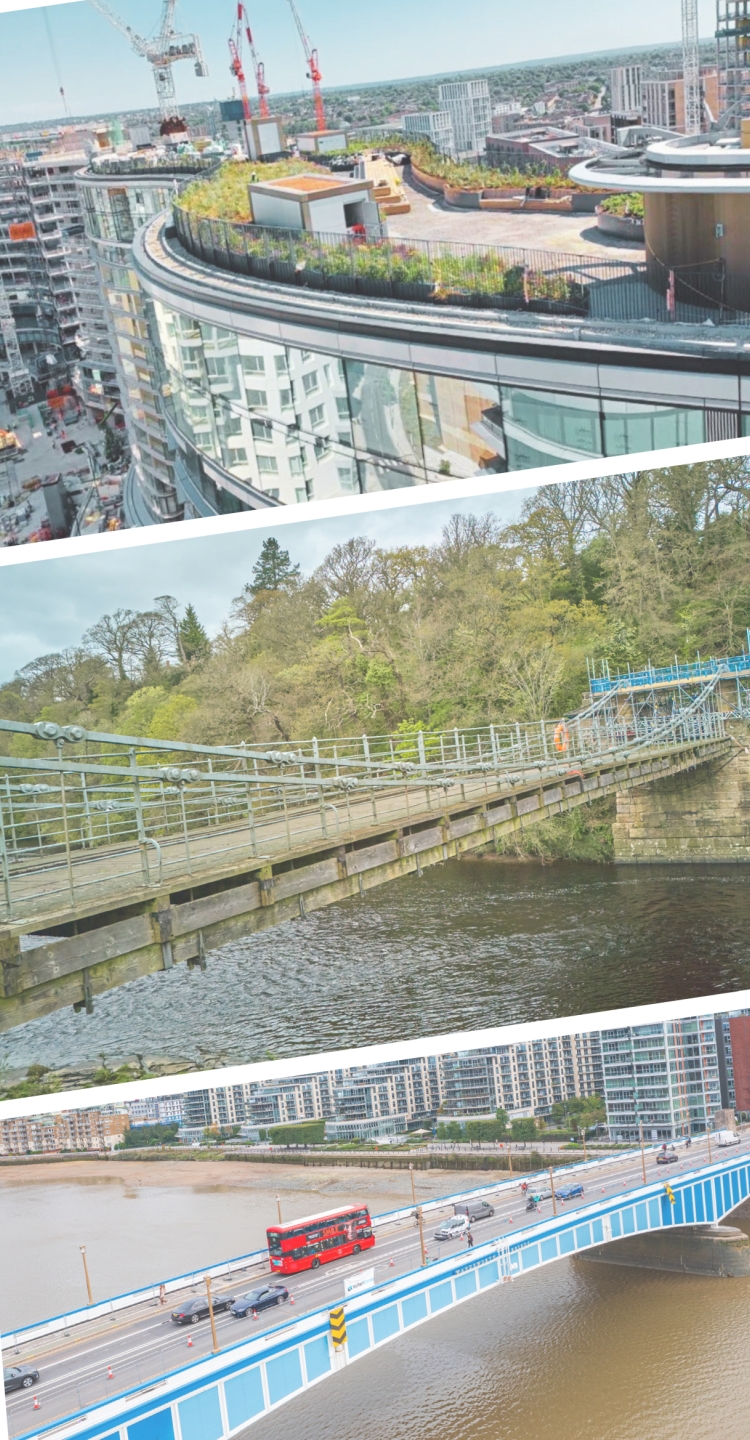 Collage of expertise images from VolkerLaser