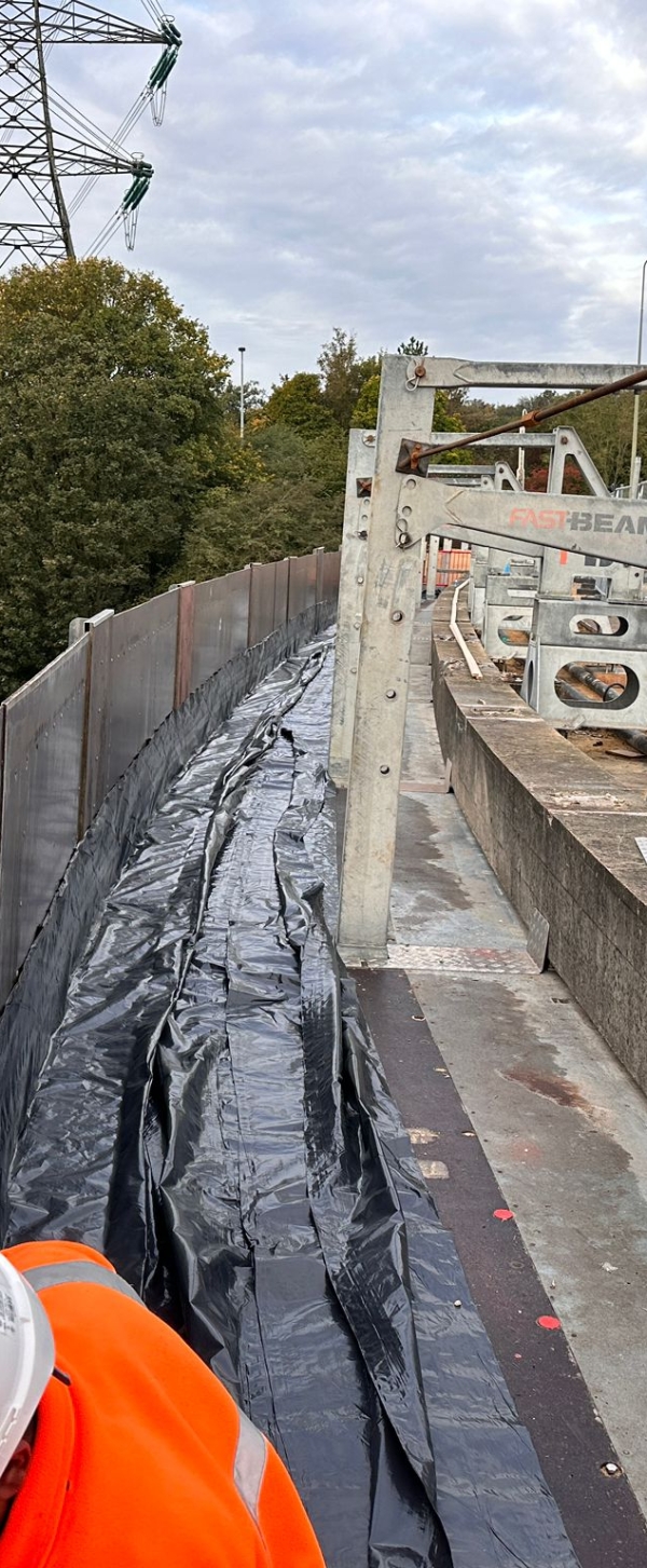 VolkerLaser at the A34 Botley interchange