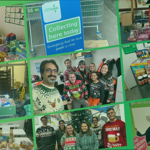 Collage of donations Christmas 2024