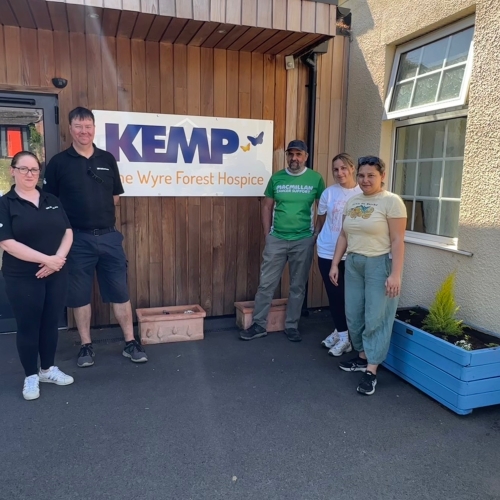 VolkerLaser volunteers at KEMP hospice