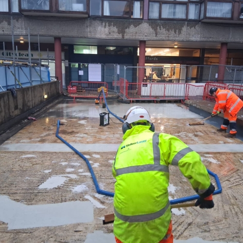 Refurbishment works at Golden Lane