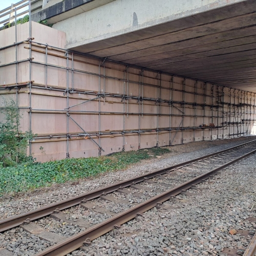 Refurbishment work at M27 Station Road