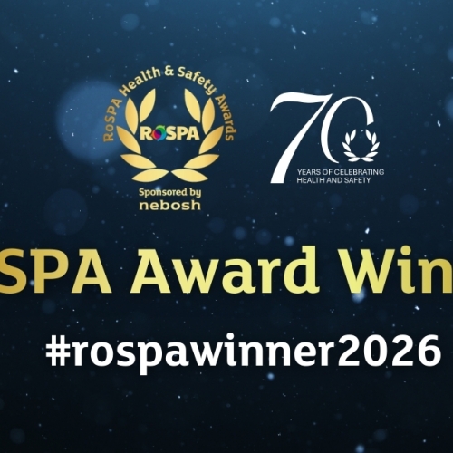 RoSPA award winner banner