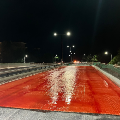 Waterproofing applied on the A3 Dennis Interchange