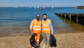Whitstable beach clean