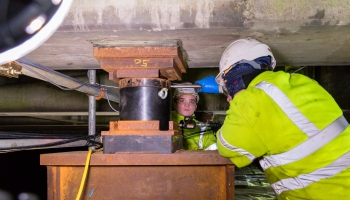 Bridge bearing works