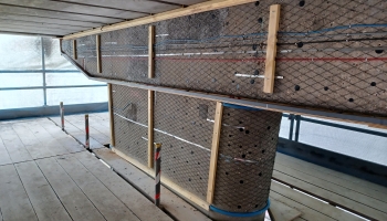 Cathodic protection installation