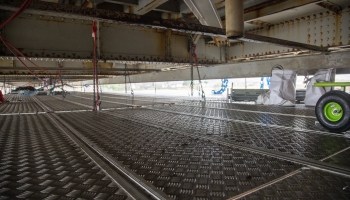 V-Deck access system installed on bridge