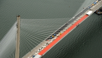 Waterproofing on Queensferry Crossing
