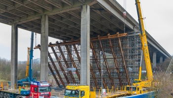 Sway frame at M2 Stockbury