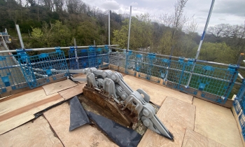 Whorlton Bridge works ongoing