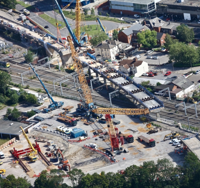 Works at Bletchley Flyover