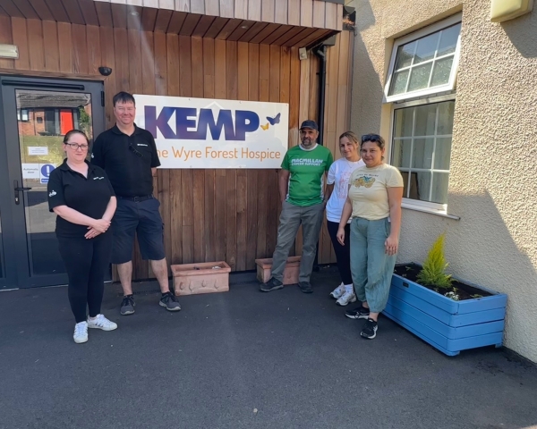 VolkerLaser volunteers at KEMP hospice