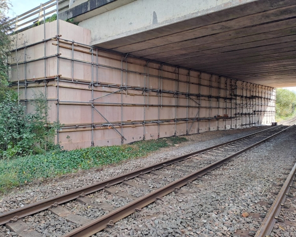 Refurbishment work at M27 Station Road