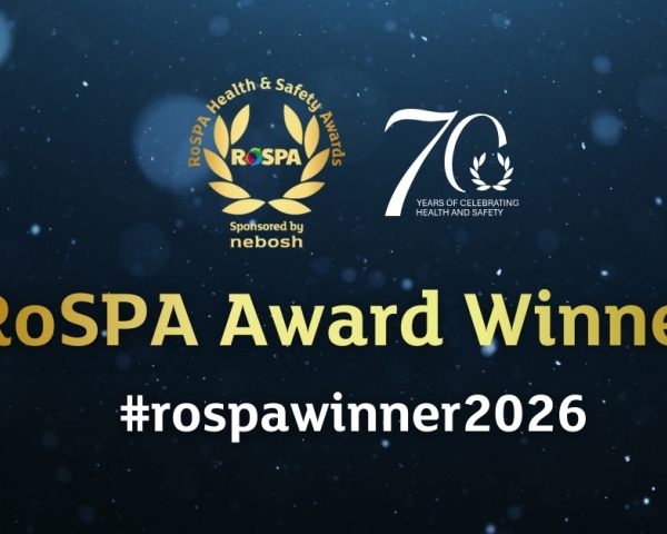 RoSPA award winner banner