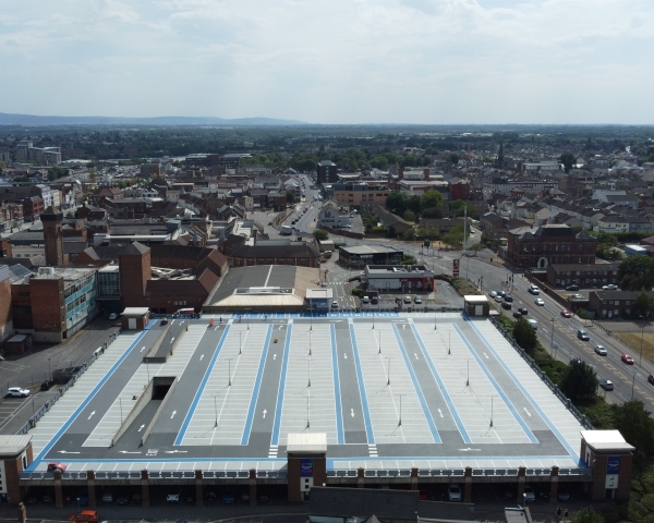 Wellington Square car park completed works