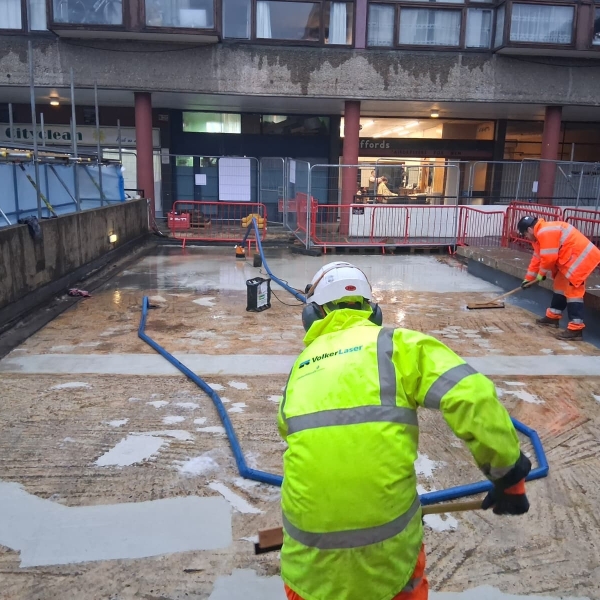 Refurbishment works at Golden Lane