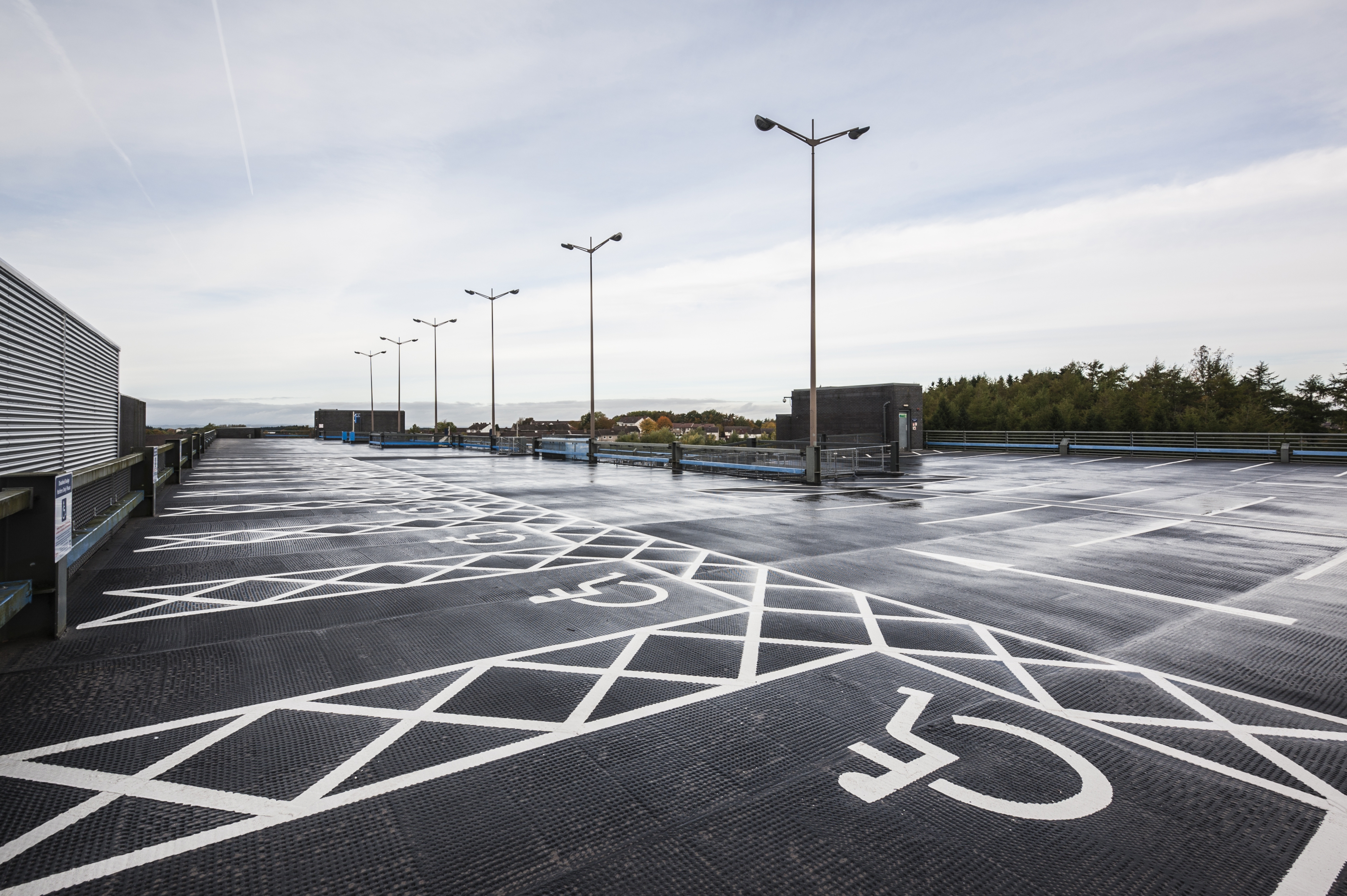 Works on East Kilbride car park