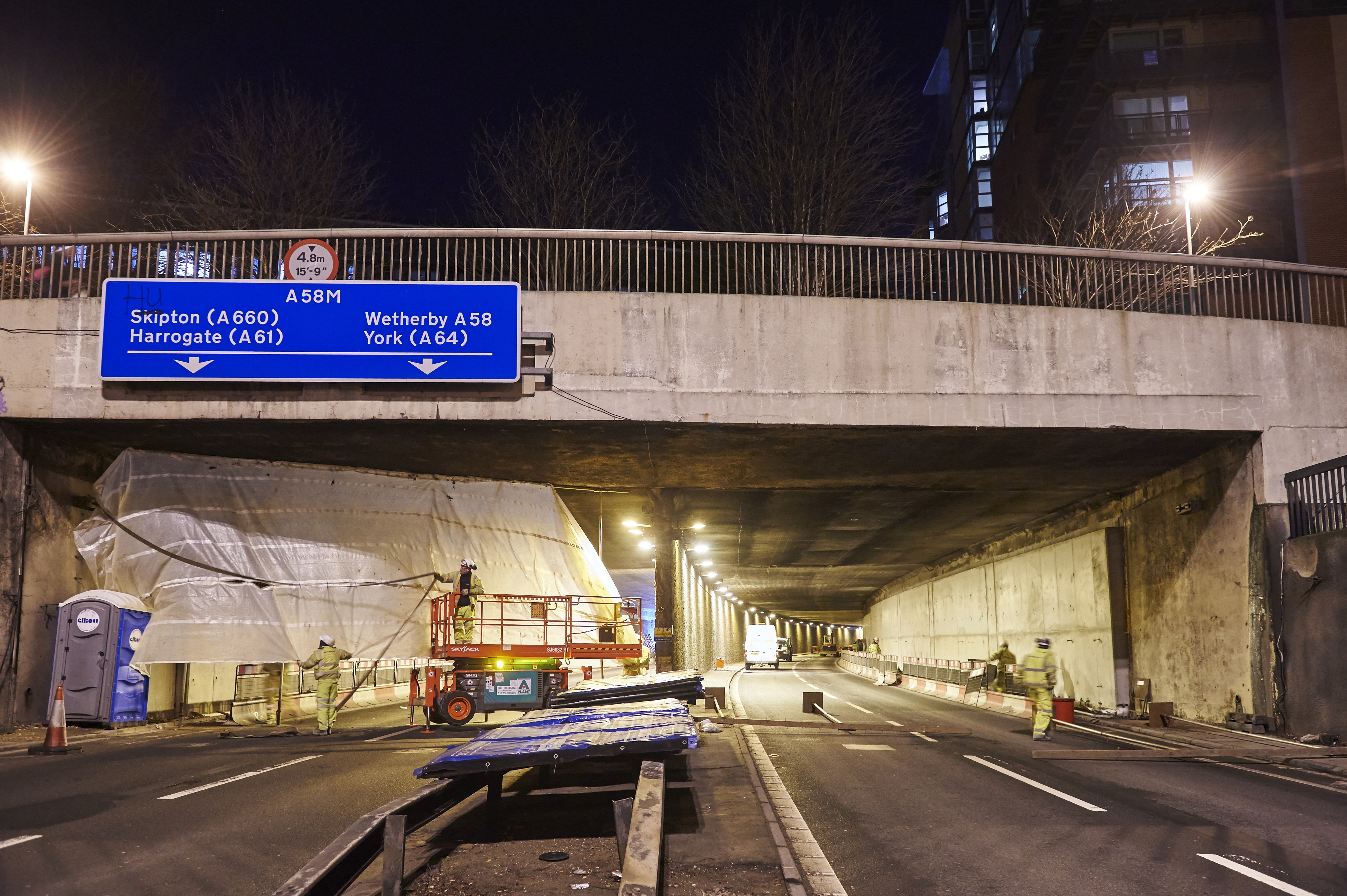 Woodhouse Tunnel works
