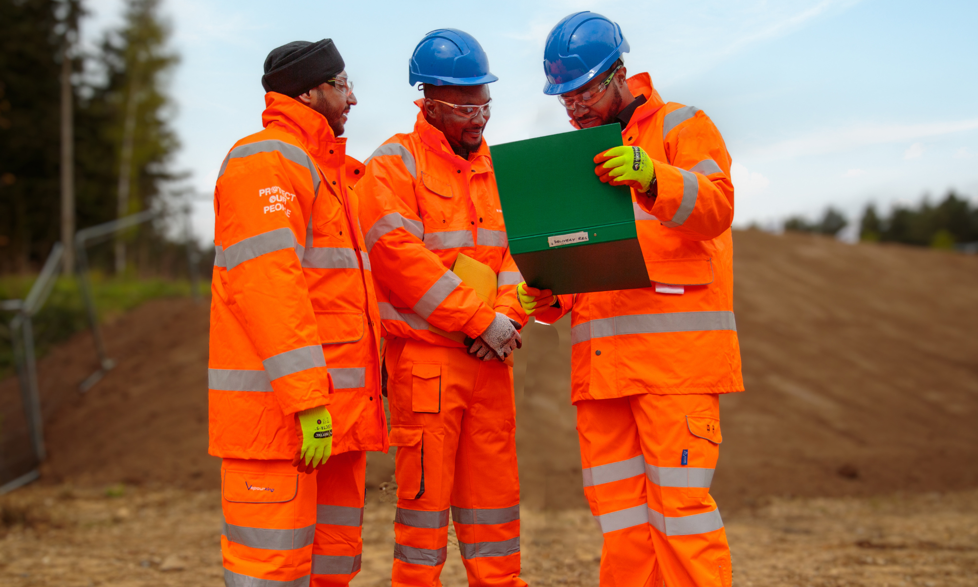 Operational staff assessing file