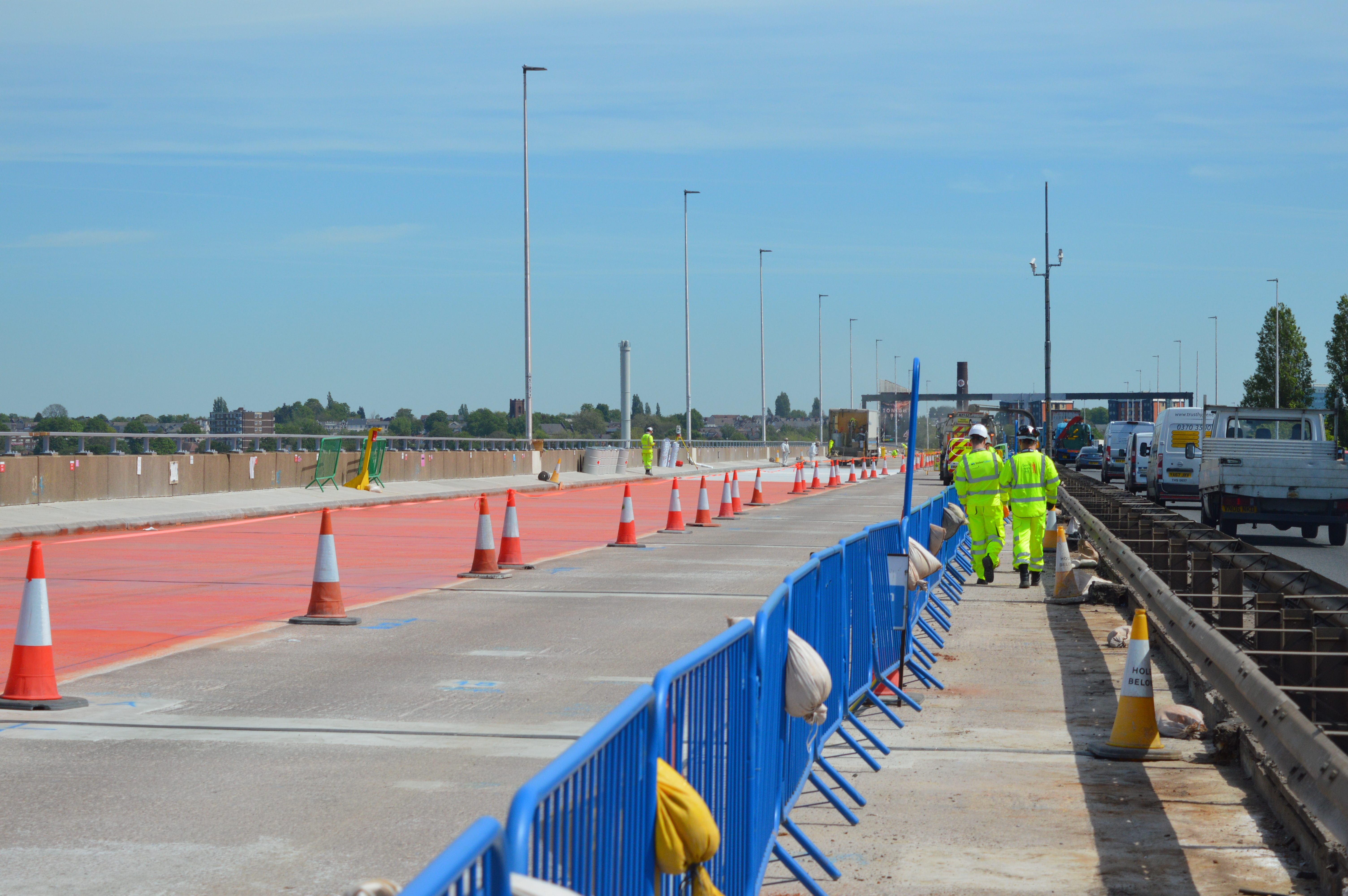 Ongoing works to Oldbury Viaduct