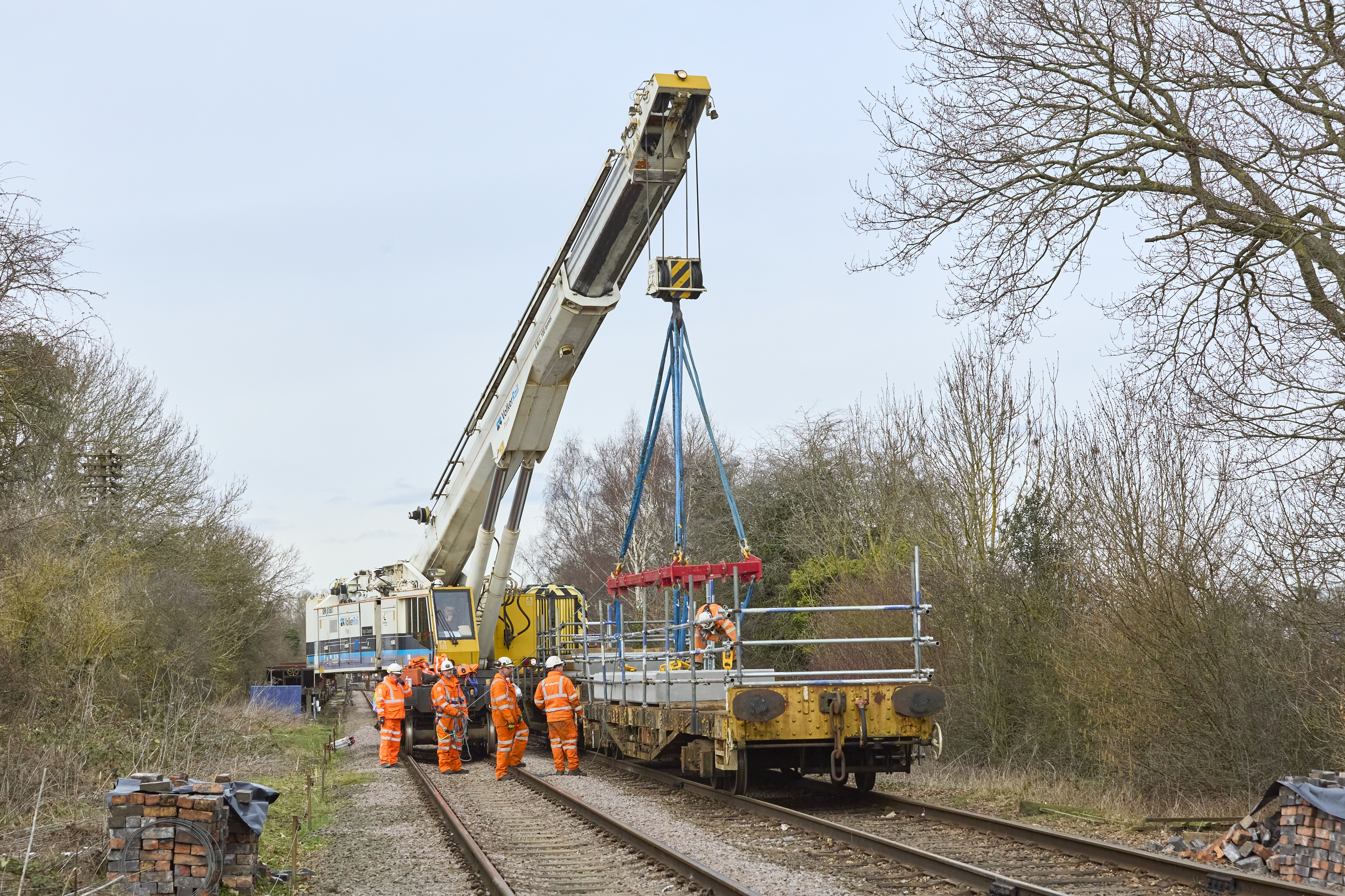 Kirow crane on Loughborough project