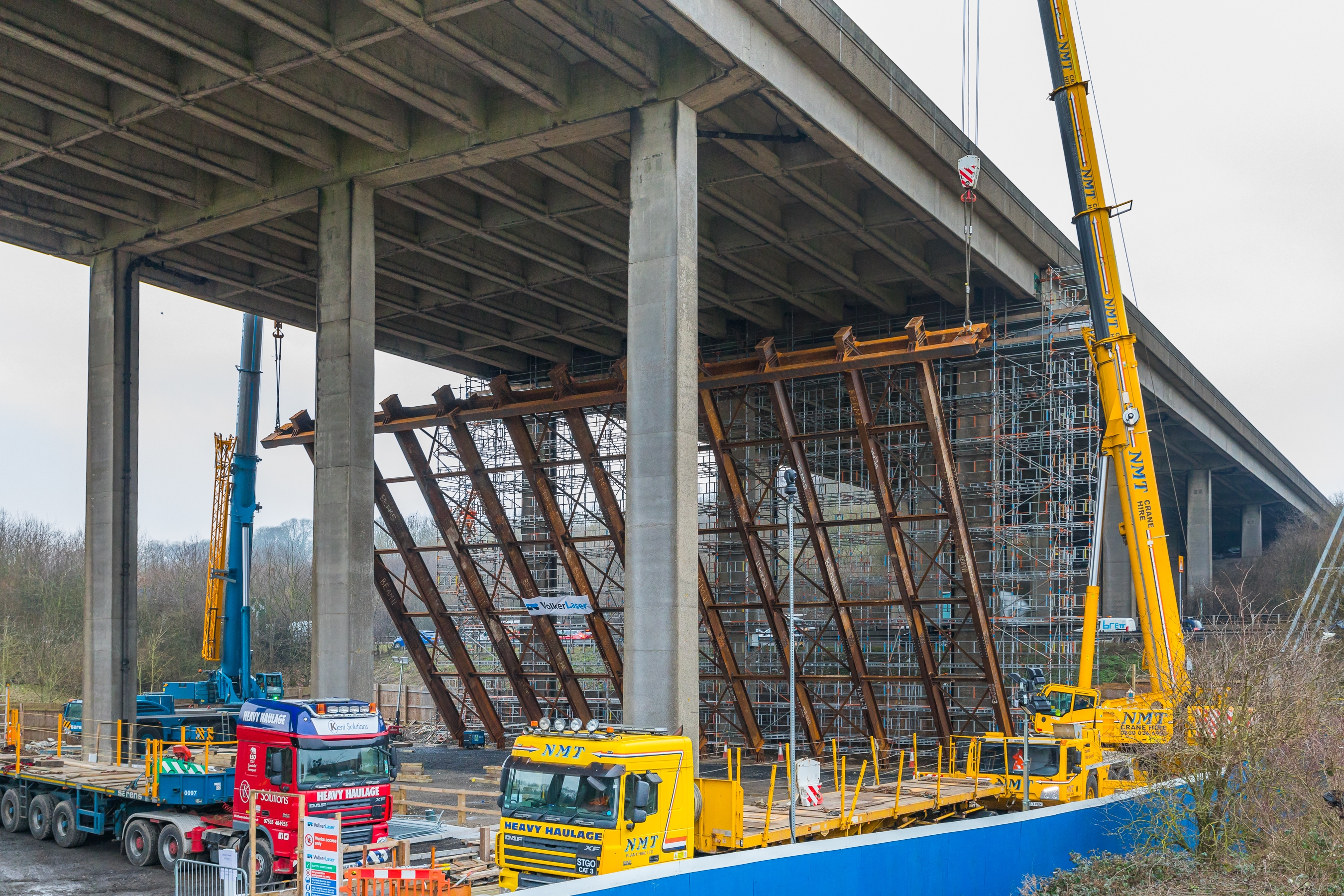 Sway frame at M2 Stockbury