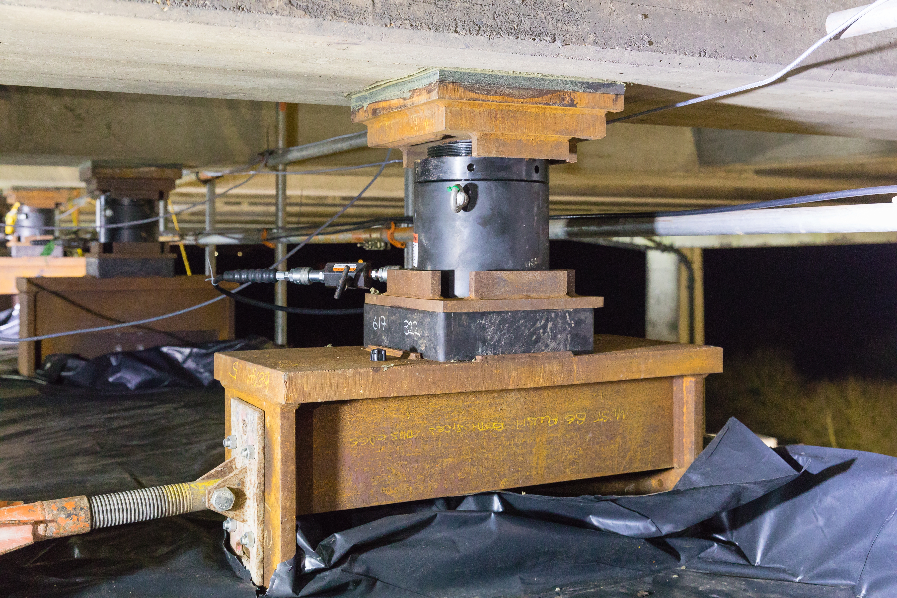 Bearings on M2 Stockbury Viaduct