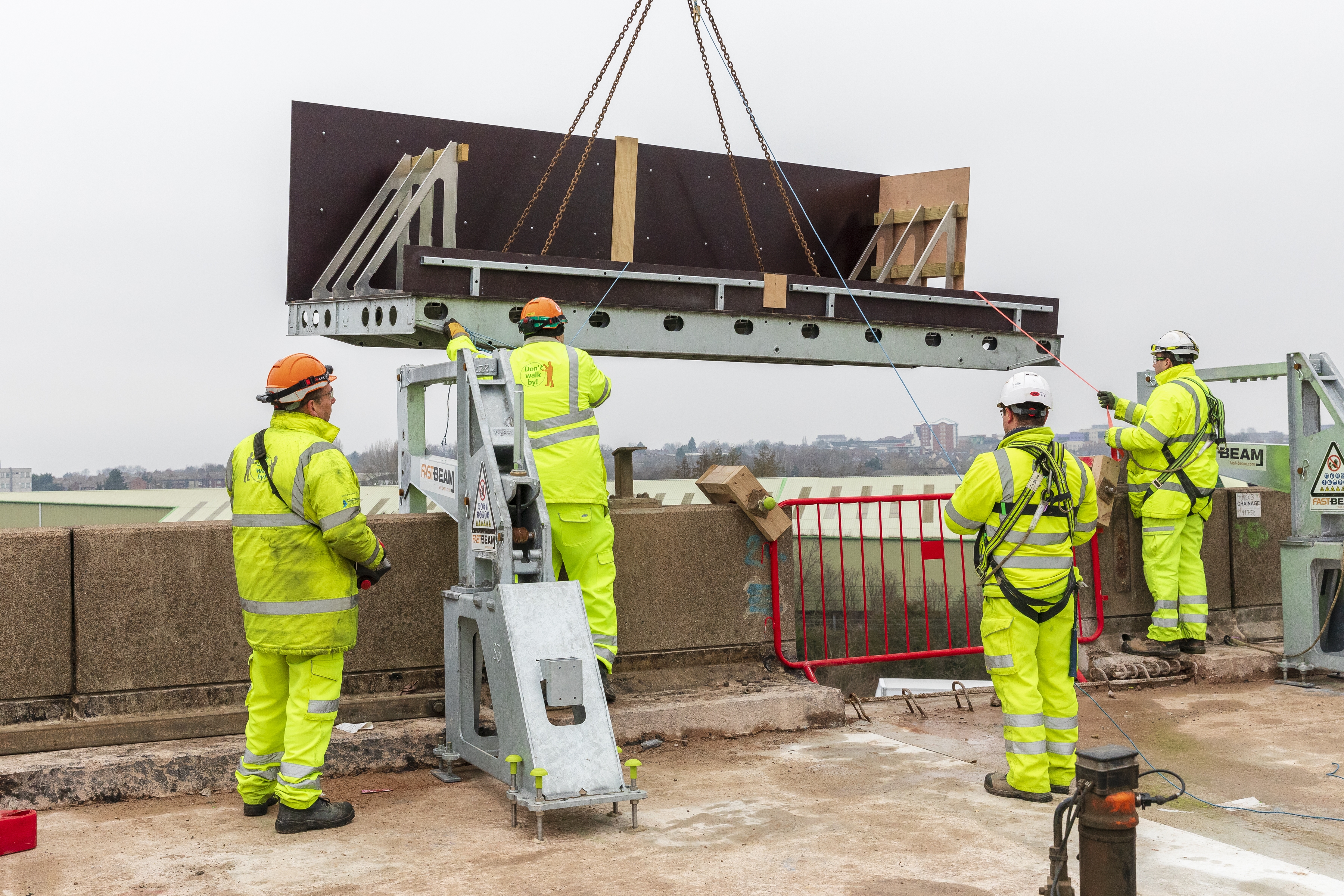 Fast Beam trial on the M5