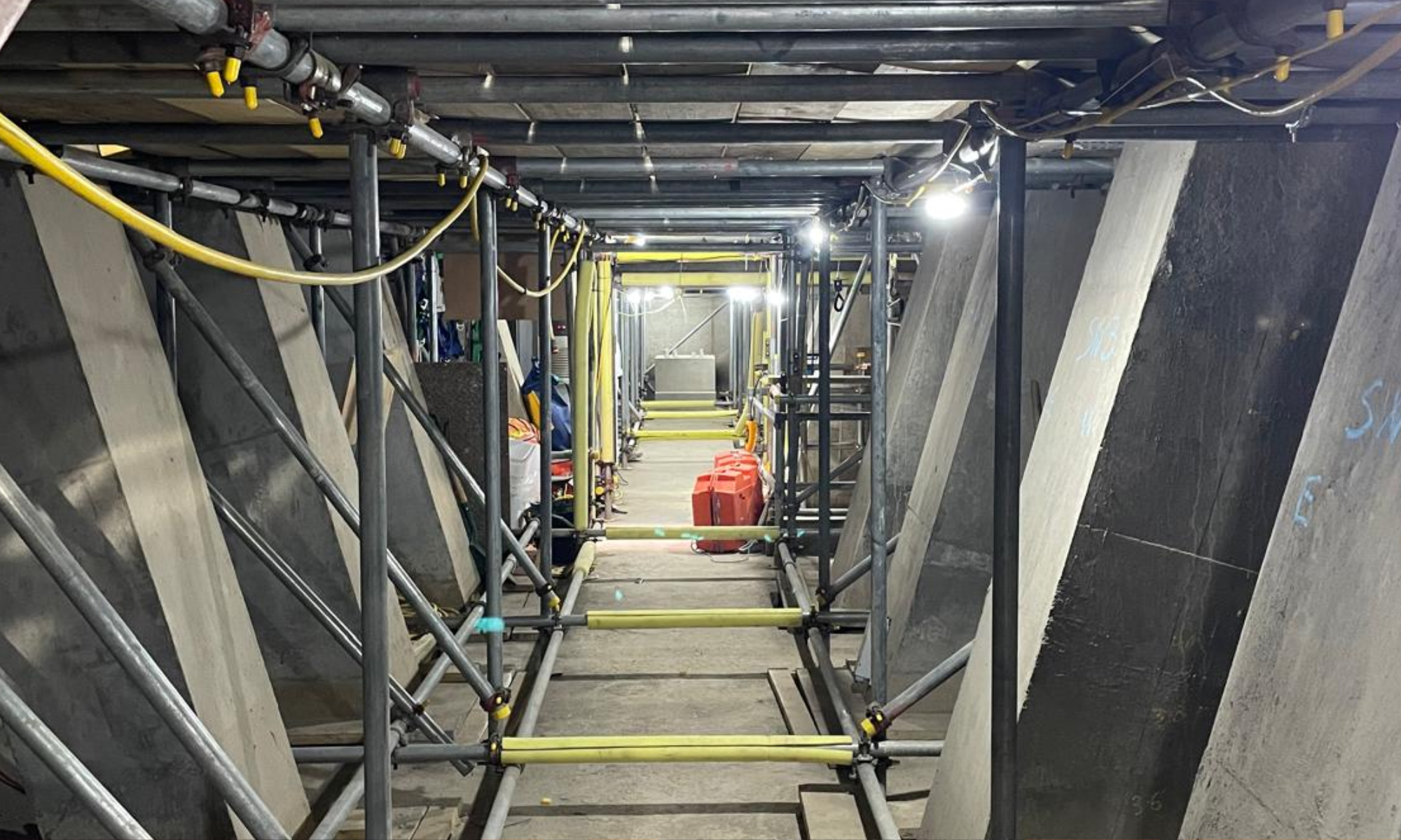 A34 Thames Wytham abutment chamber