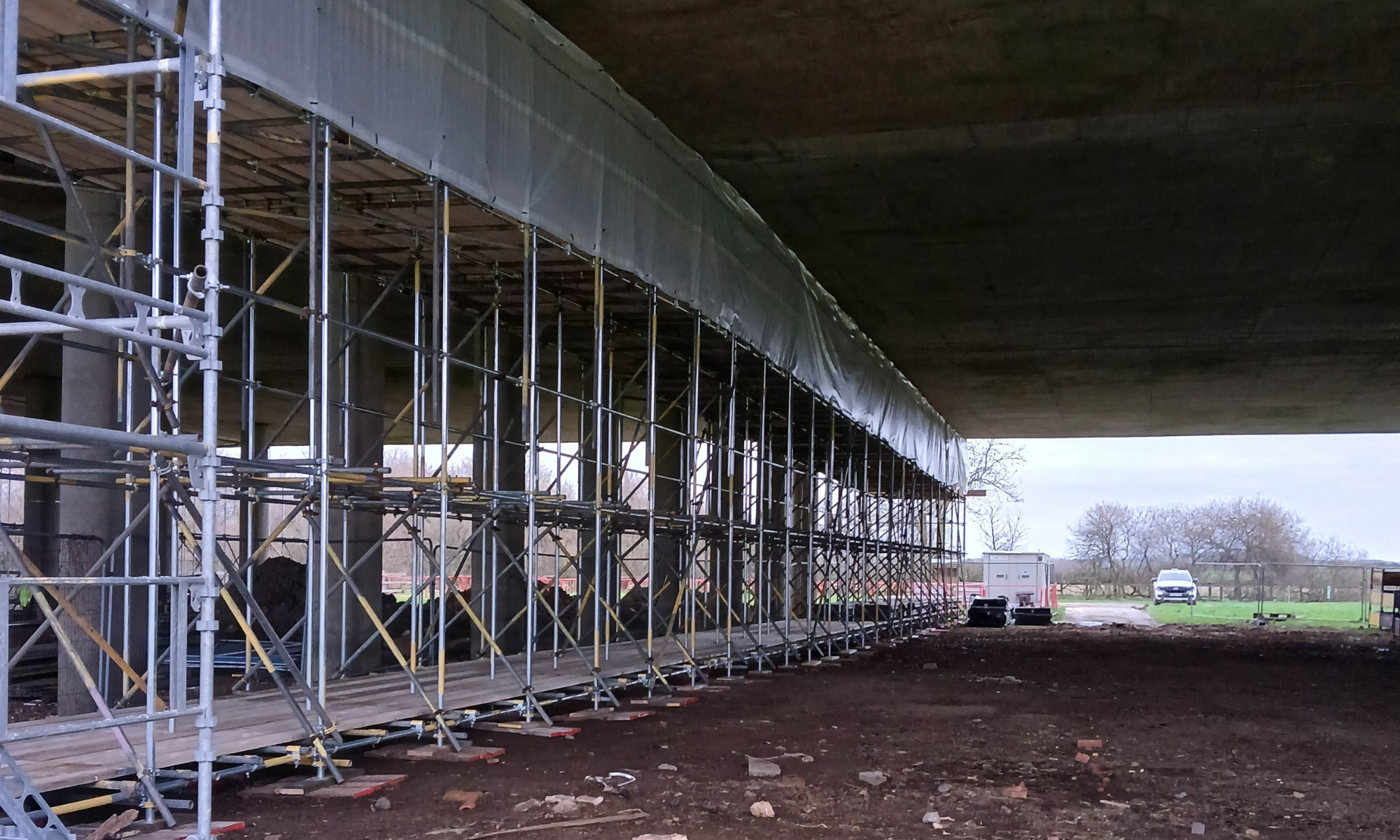 M1 River Avon Bridge works