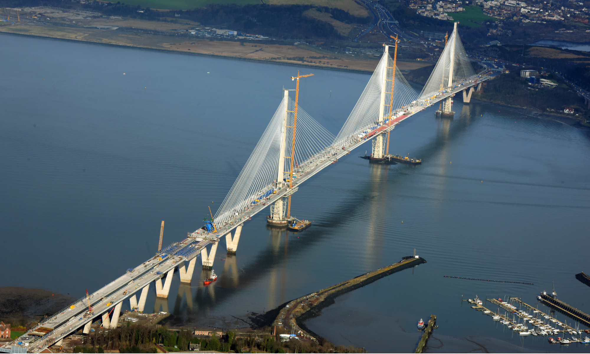 Queensferry Bridge in Scotland