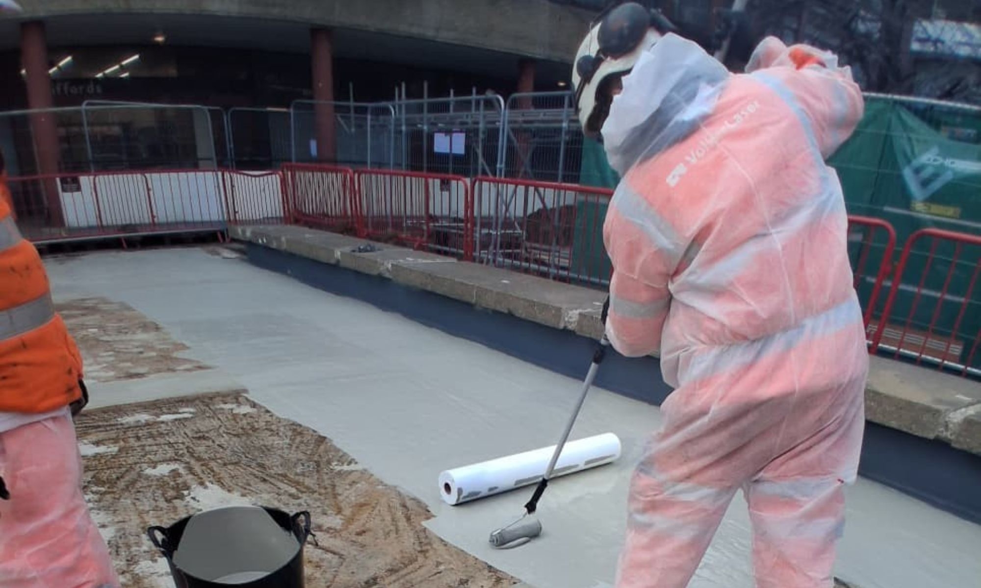 Refurbishment works at Golden Lane