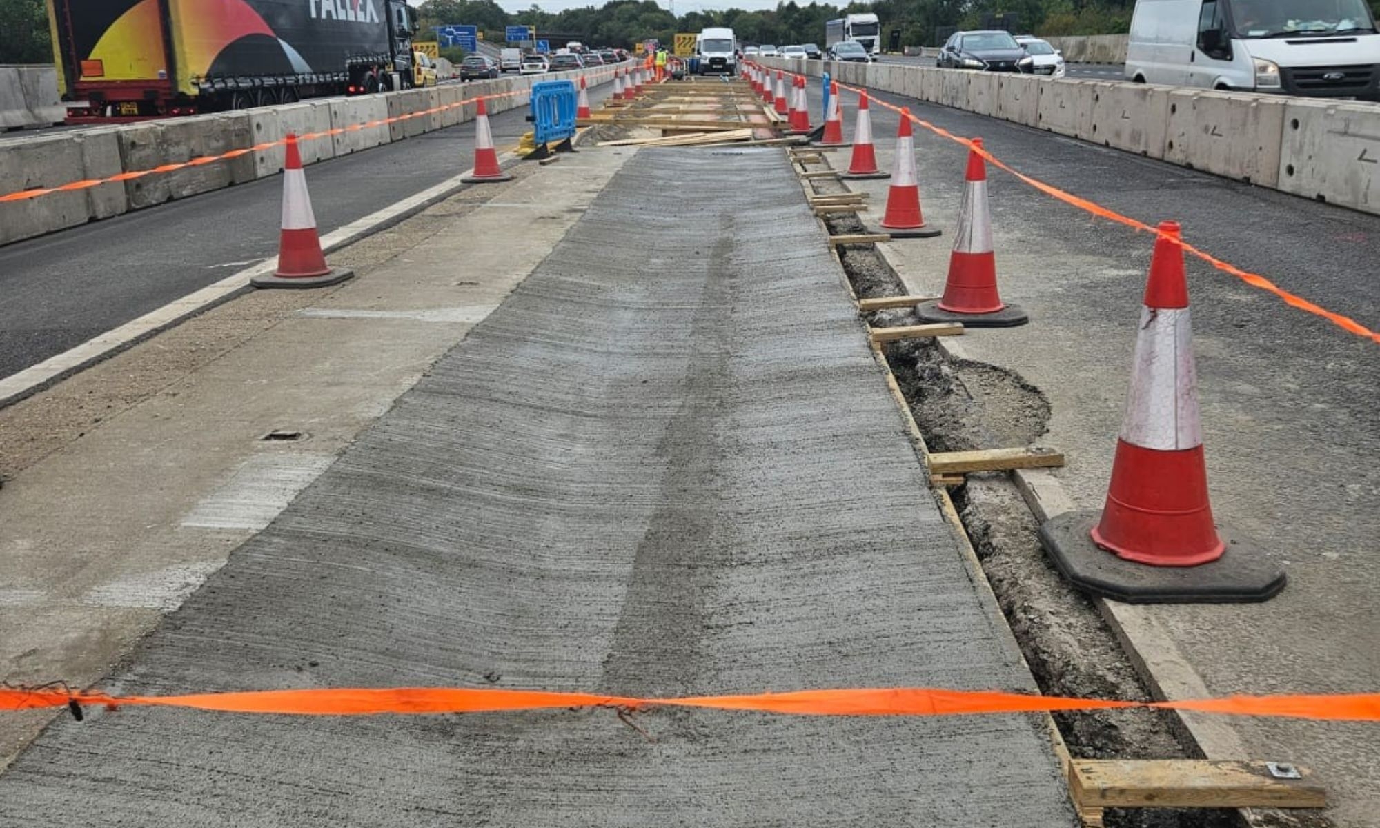 Refurbishment work at M27 Station Road