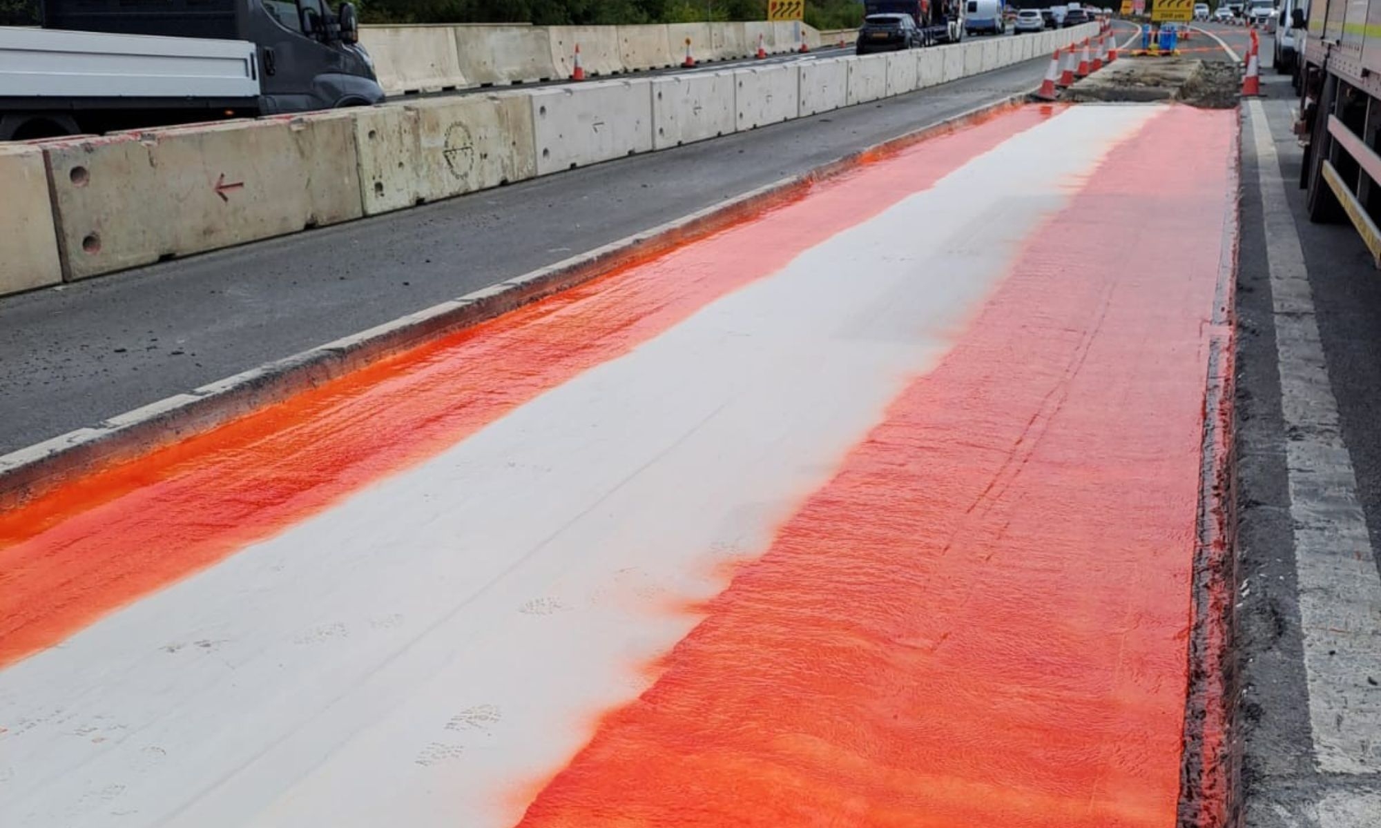 Refurbishment work at M27 Station Road