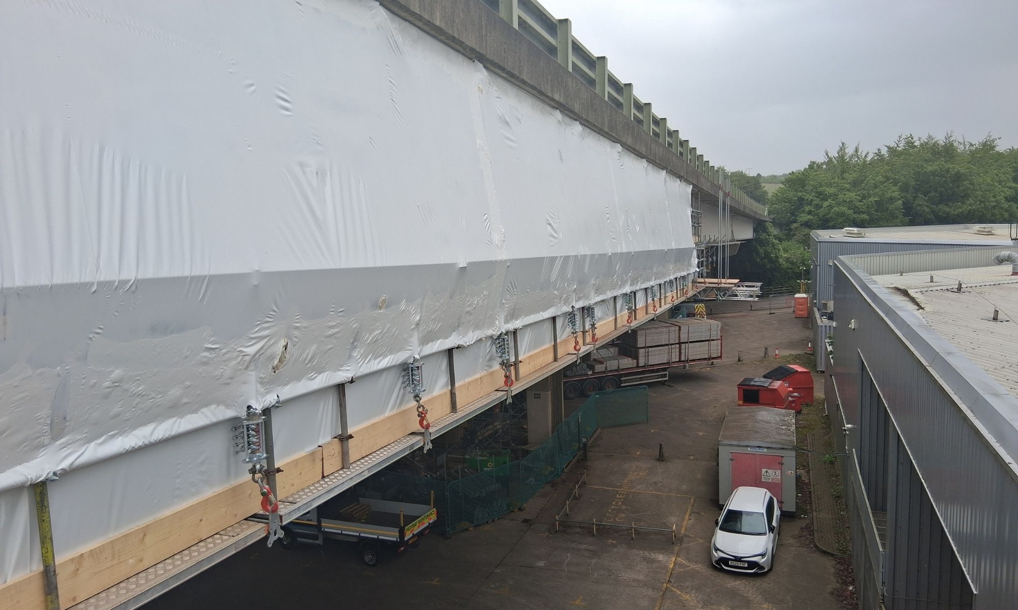 V-Deck encapsulated ahead of works