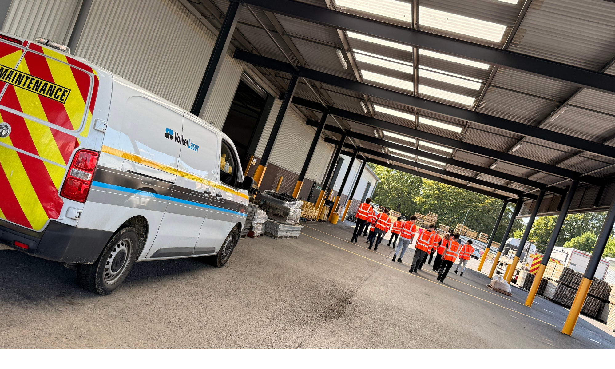 Trainee operative apprentices at the depot