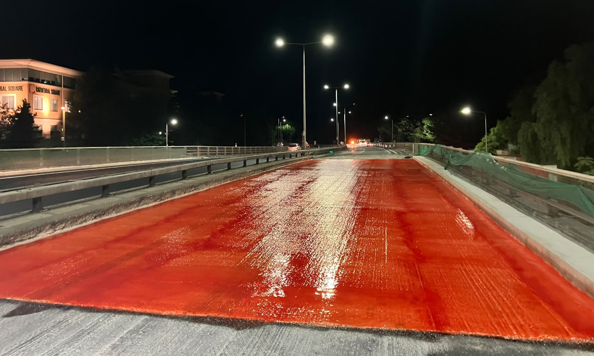 Waterproofing on A3 Dennis Interchange
