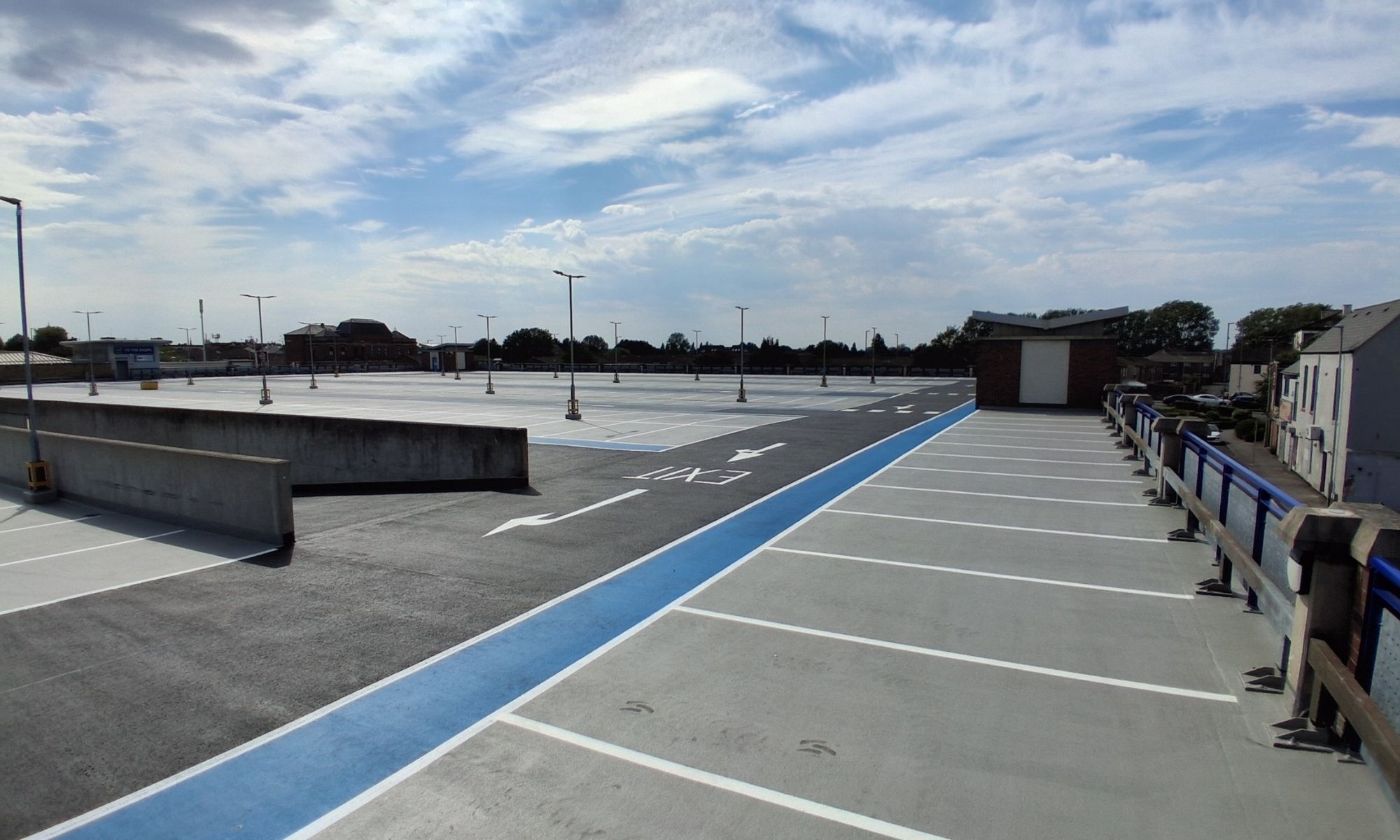 Wellington Square car park completed works