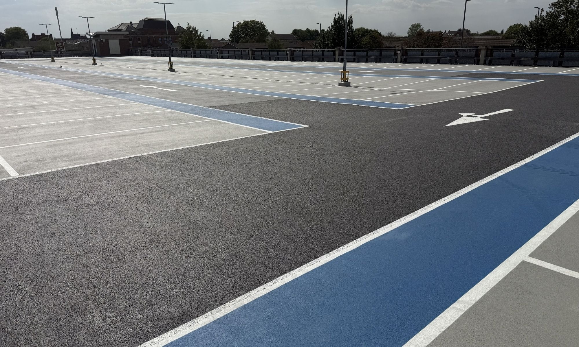 Wellington Square car park completed works