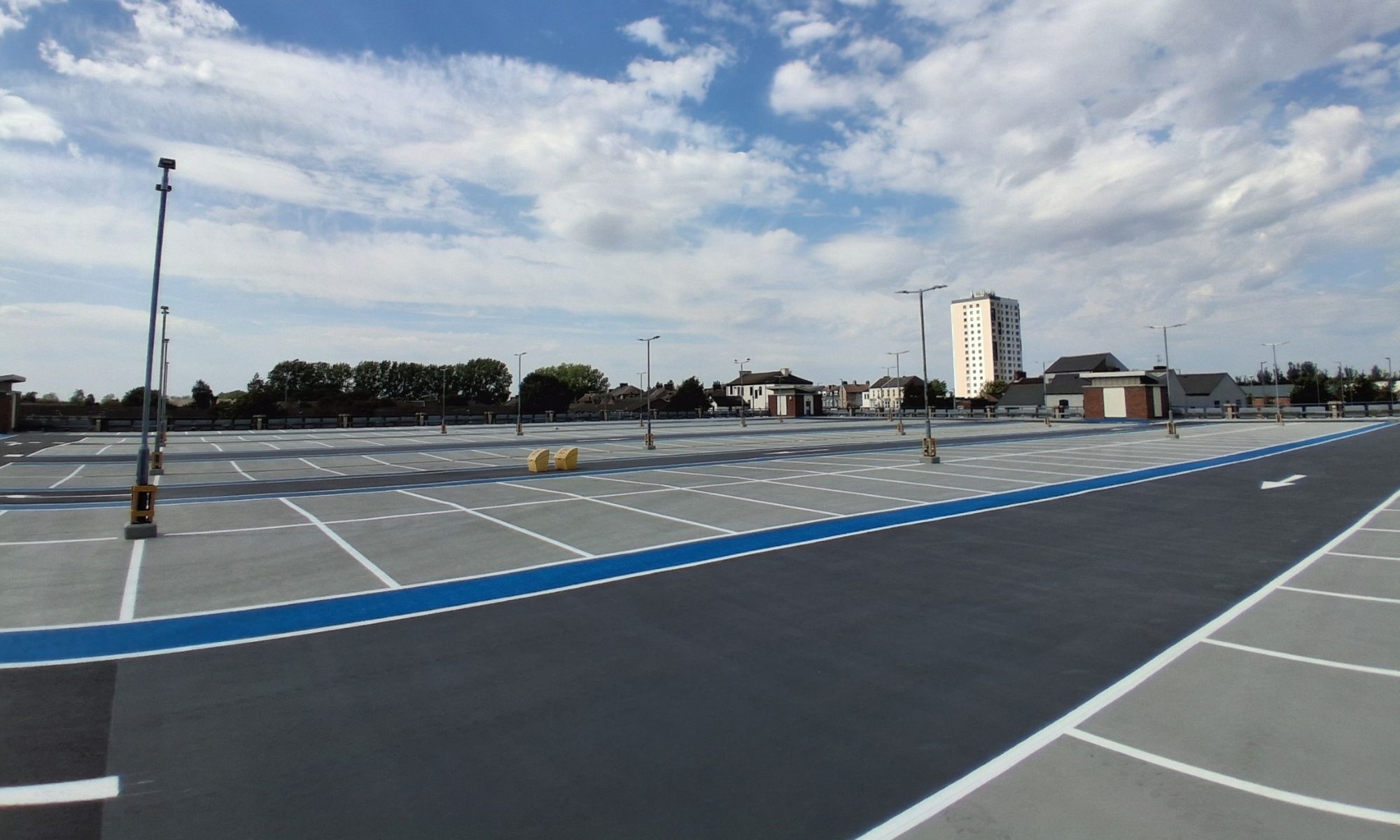 Wellington Square car park completed works