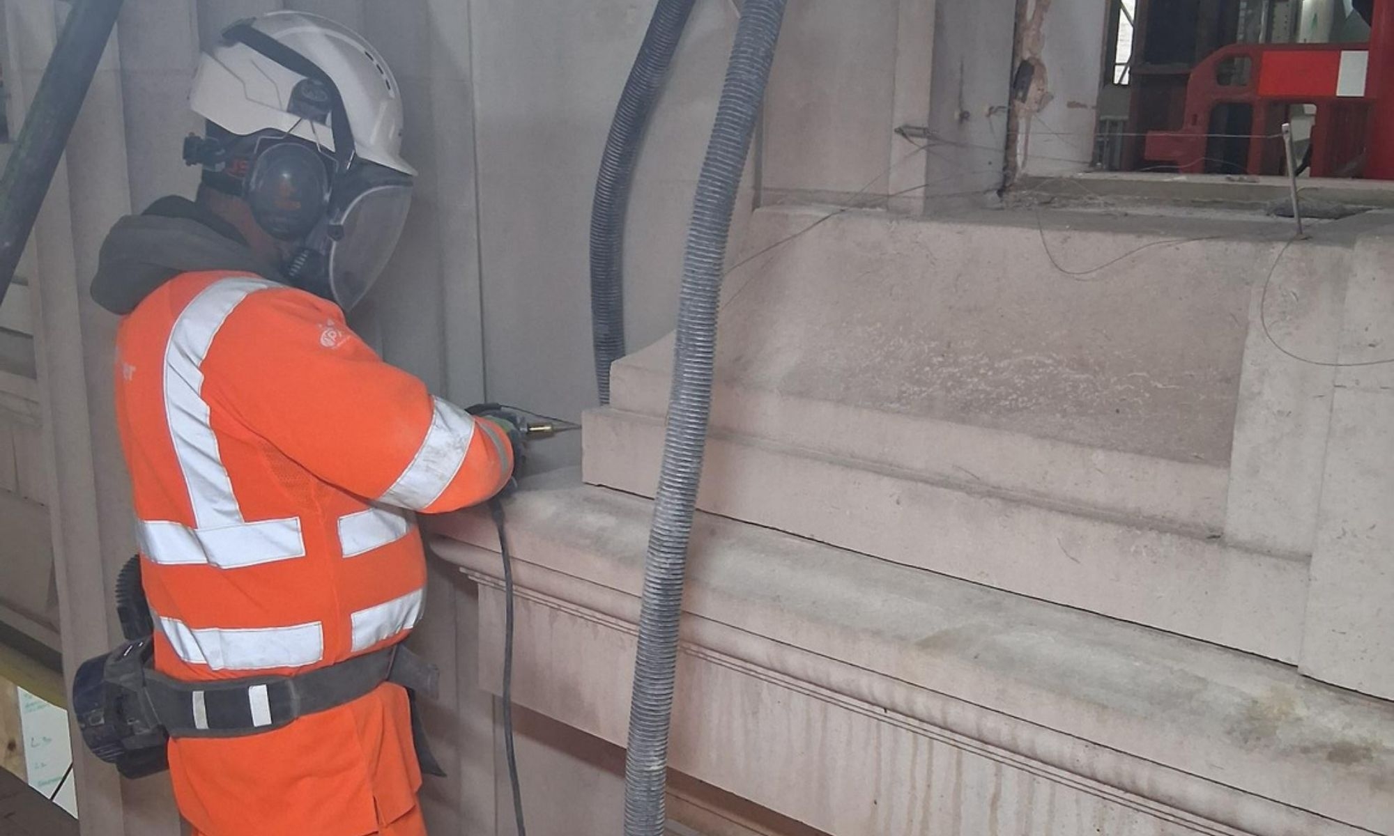 Operatives working at COlmore Row