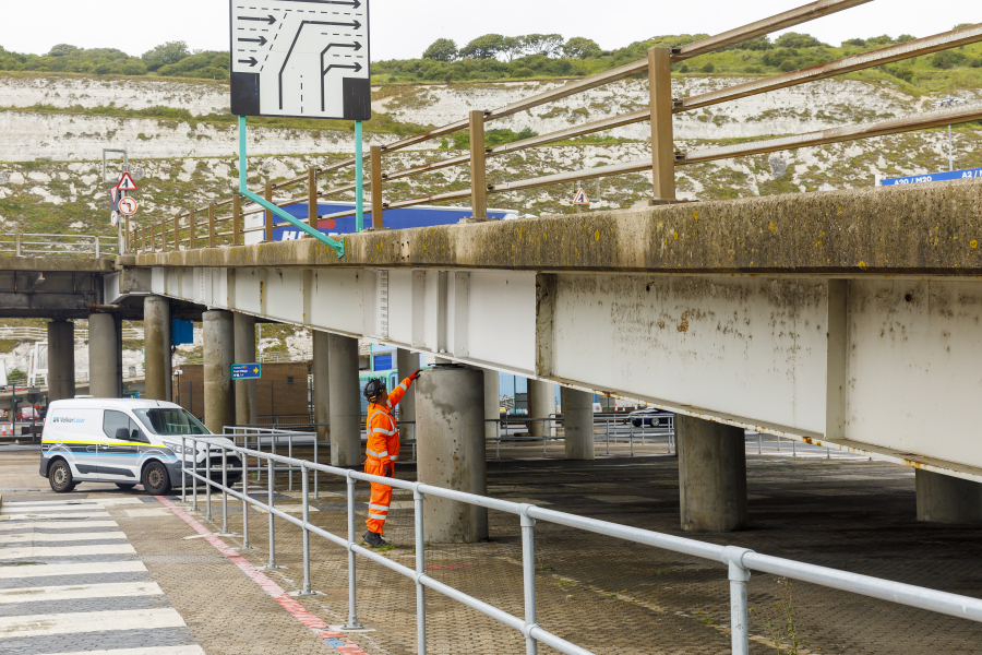 VolkerLaser working at the Port of Dover