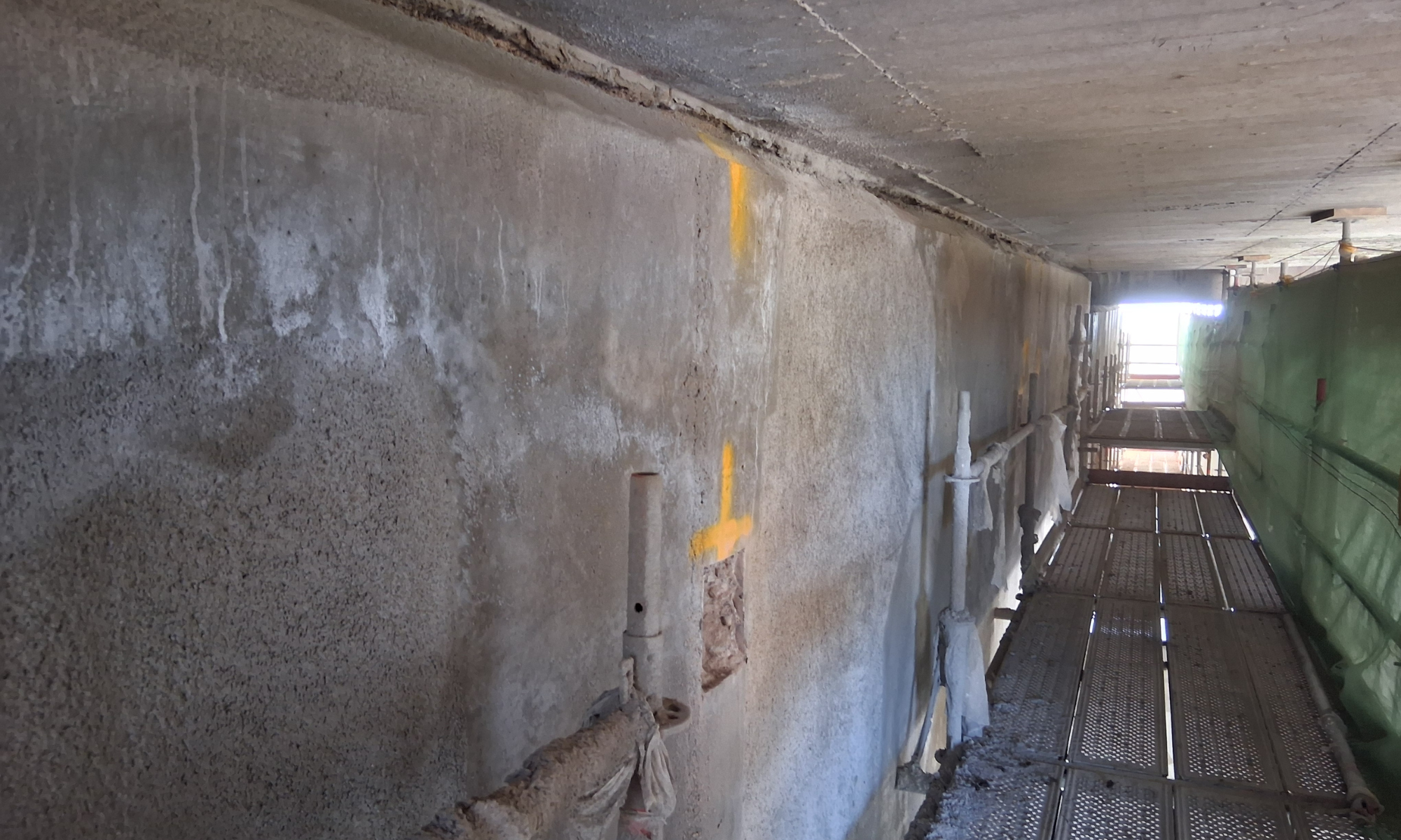 Works ongoing at the M90 Masterton Viaduct